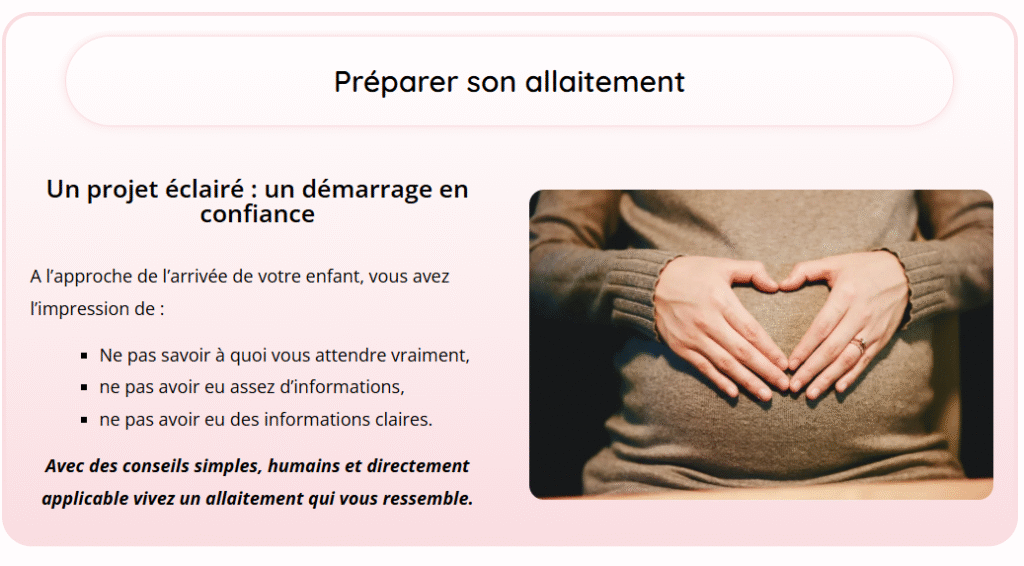 projet multi site web de Digisphere84 Par'lait Bébé