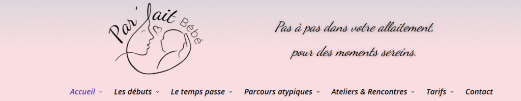 header du site Parlait'bebe