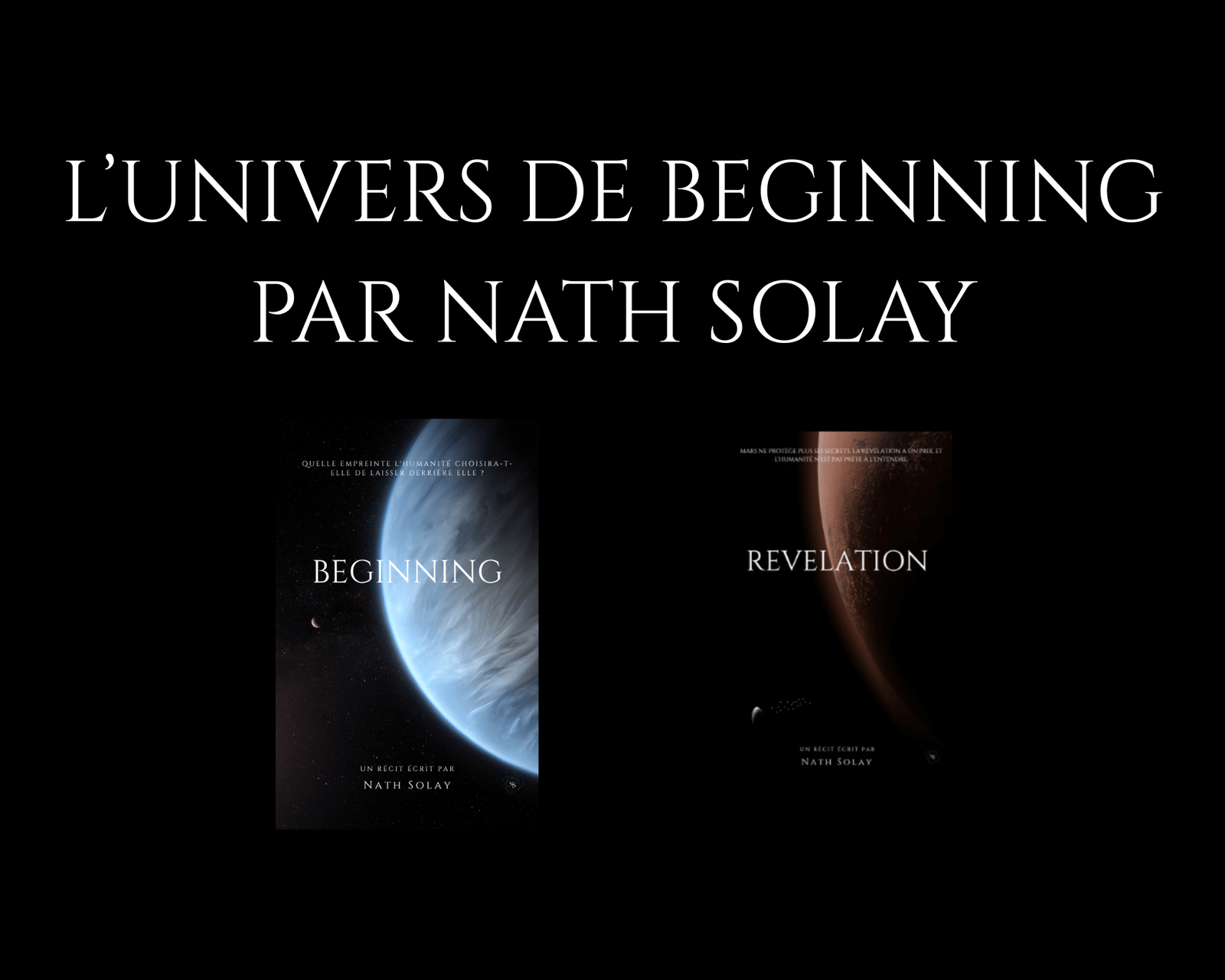 DigiSphere accompne Nath Solay Auteur de Science fiction.